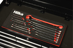 Hilka 156 pce EVA Kit in HD Pro+ 9 Drawer Chest TKHDP156