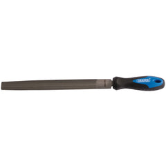 Draper Soft Grip Engineers Half Round File and Handle, 250mm  00010