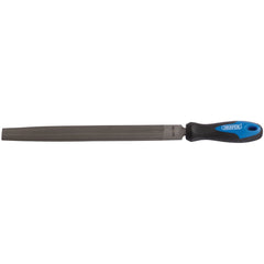 Draper Soft Grip Engineers Half Round File and Handle, 300mm  00011