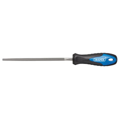 Draper Soft Grip Engineers Round File and Handle, 150mm  00012