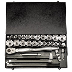 Draper Elora Metric and Imperial Socket Set, 3/4" Sq. Dr. (31 Piece)  00335