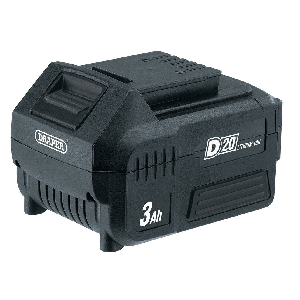 Draper D20 20V Li-ion Battery, 3.0Ah  00649
