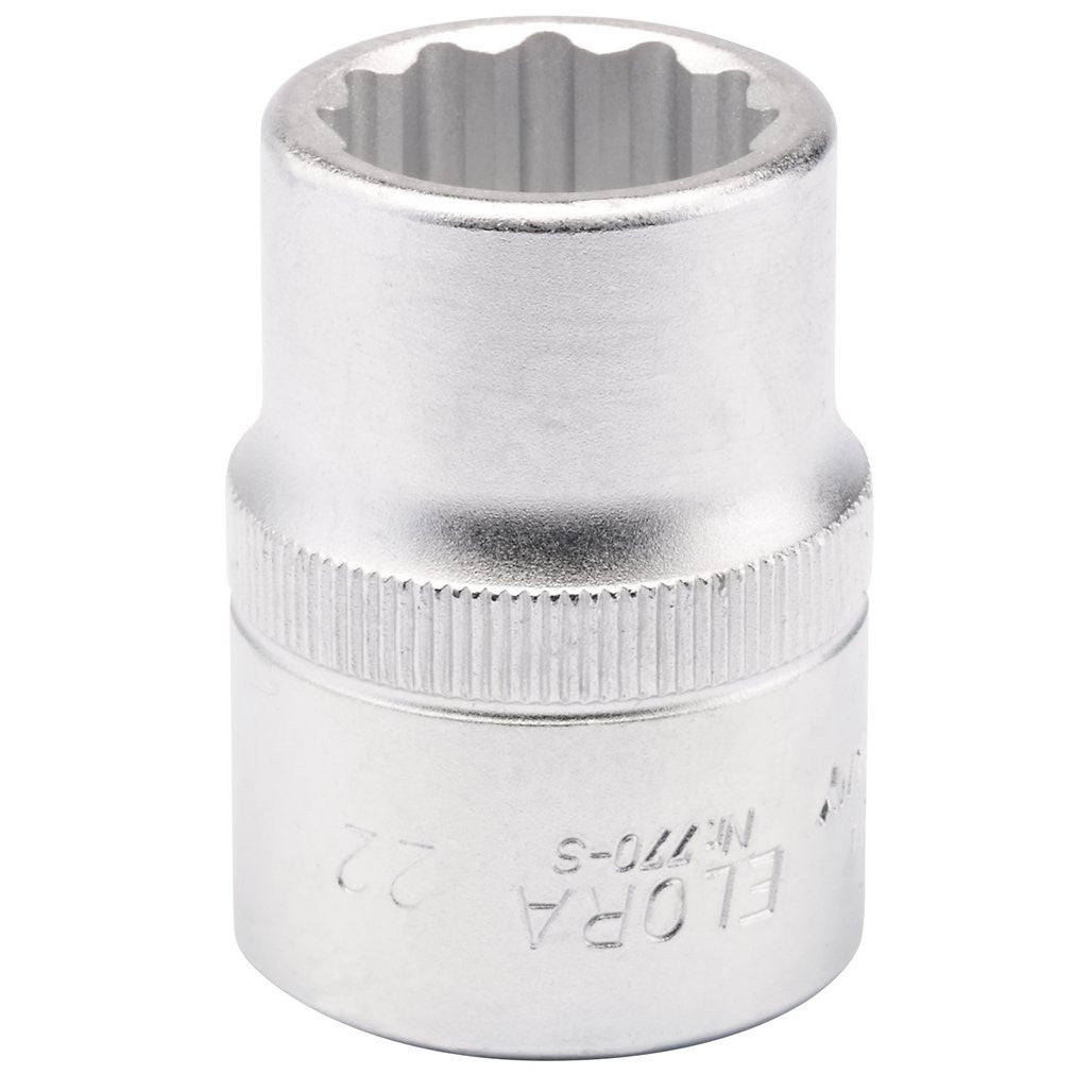Draper Elora Bi-Hexagon Socket, 3/4" Sq. Dr., 22mm  00707