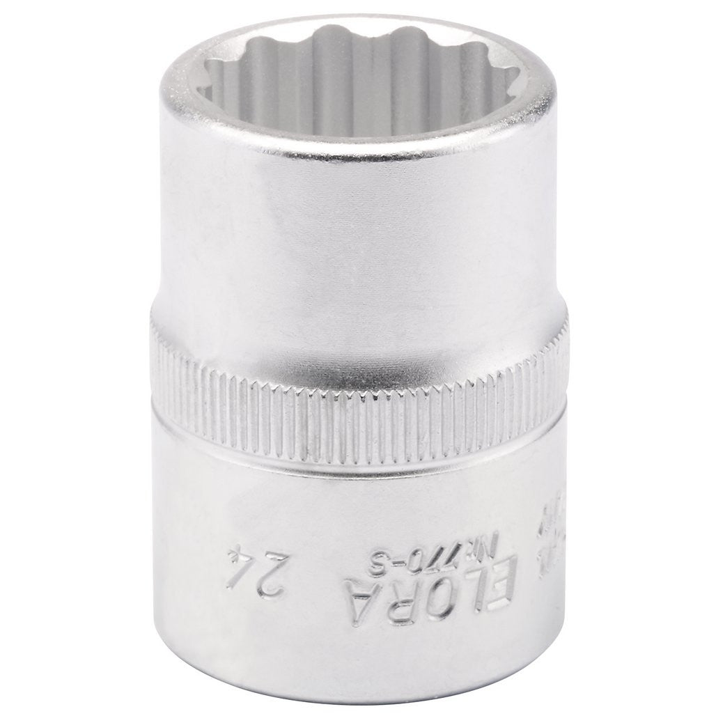 Draper Elora Bi-Hexagon Socket, 3/4" Sq. Dr., 24mm  00723