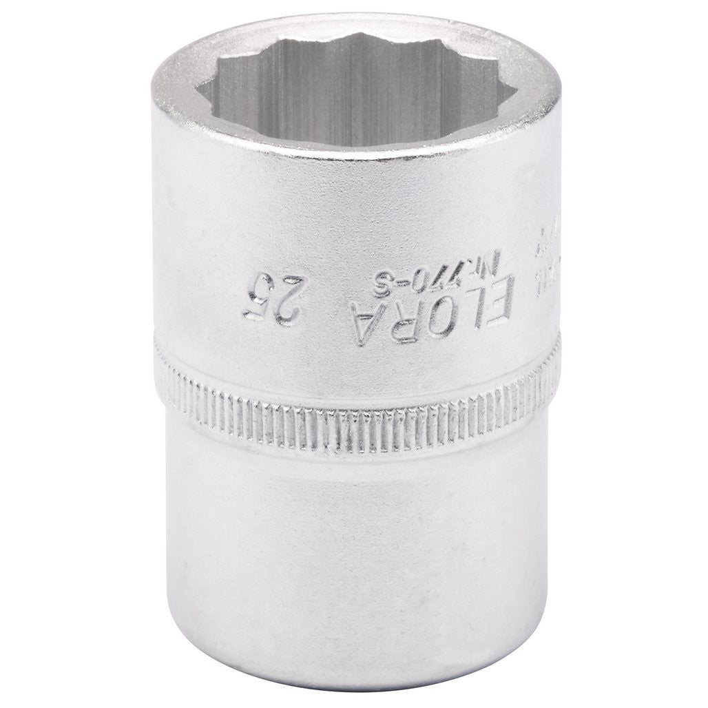 Draper Elora Bi-Hexagon Socket, 3/4" Sq. Dr., 25mm  00731