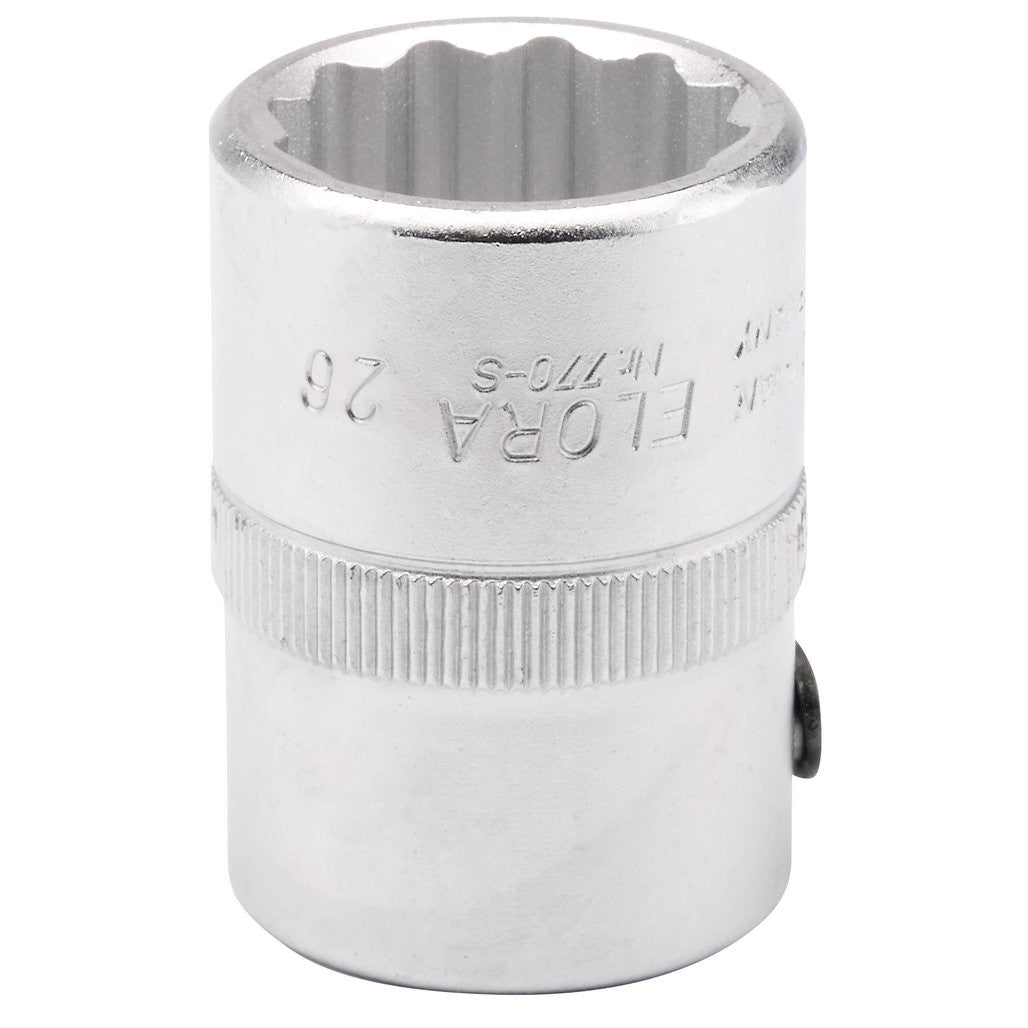 Draper Elora Bi-Hexagon Socket, 3/4" Sq. Dr., 26mm  00749