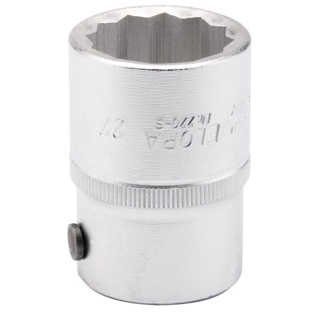 Draper Elora Bi-Hexagon Socket, 3/4" Sq. Dr., 27mm  00757