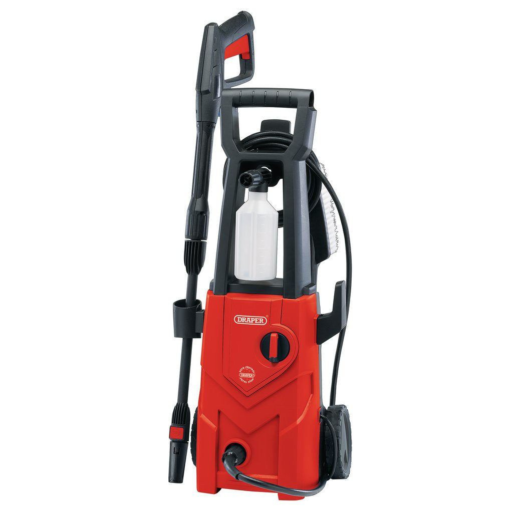 Draper 230V Pressure Washer, 1600W, 135Bar, Red  00786