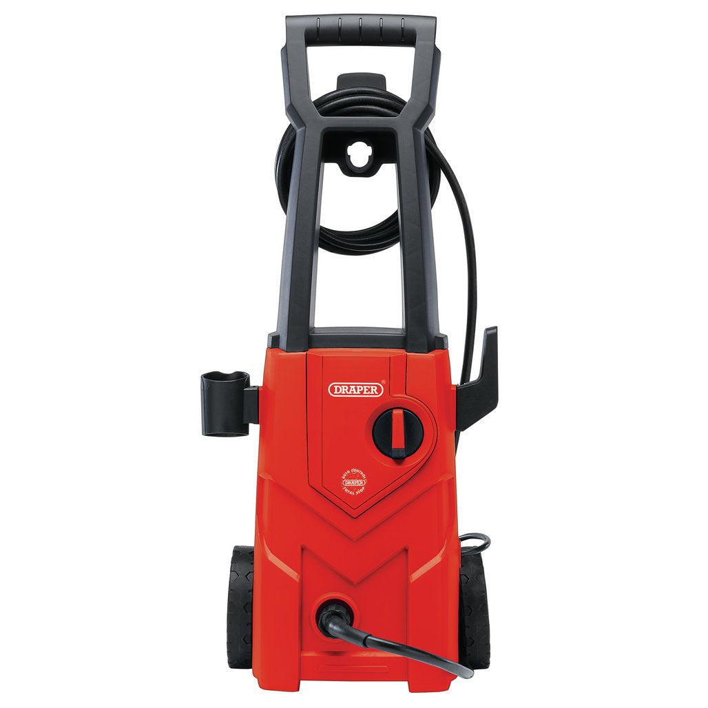 Draper 230V Pressure Washer, 1600W, 135Bar, Red  00786