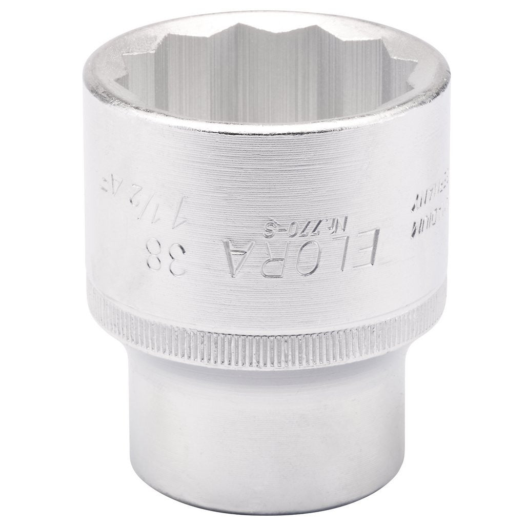 Draper Elora Bi-Hexagon Socket, 38mm-1.1/2" 3/4" Sq. Dr.  00814