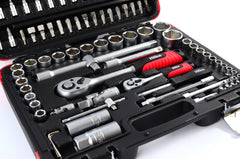 Hilka 94 pce 1/4" & 1/2" Dr Socket Set 01110094