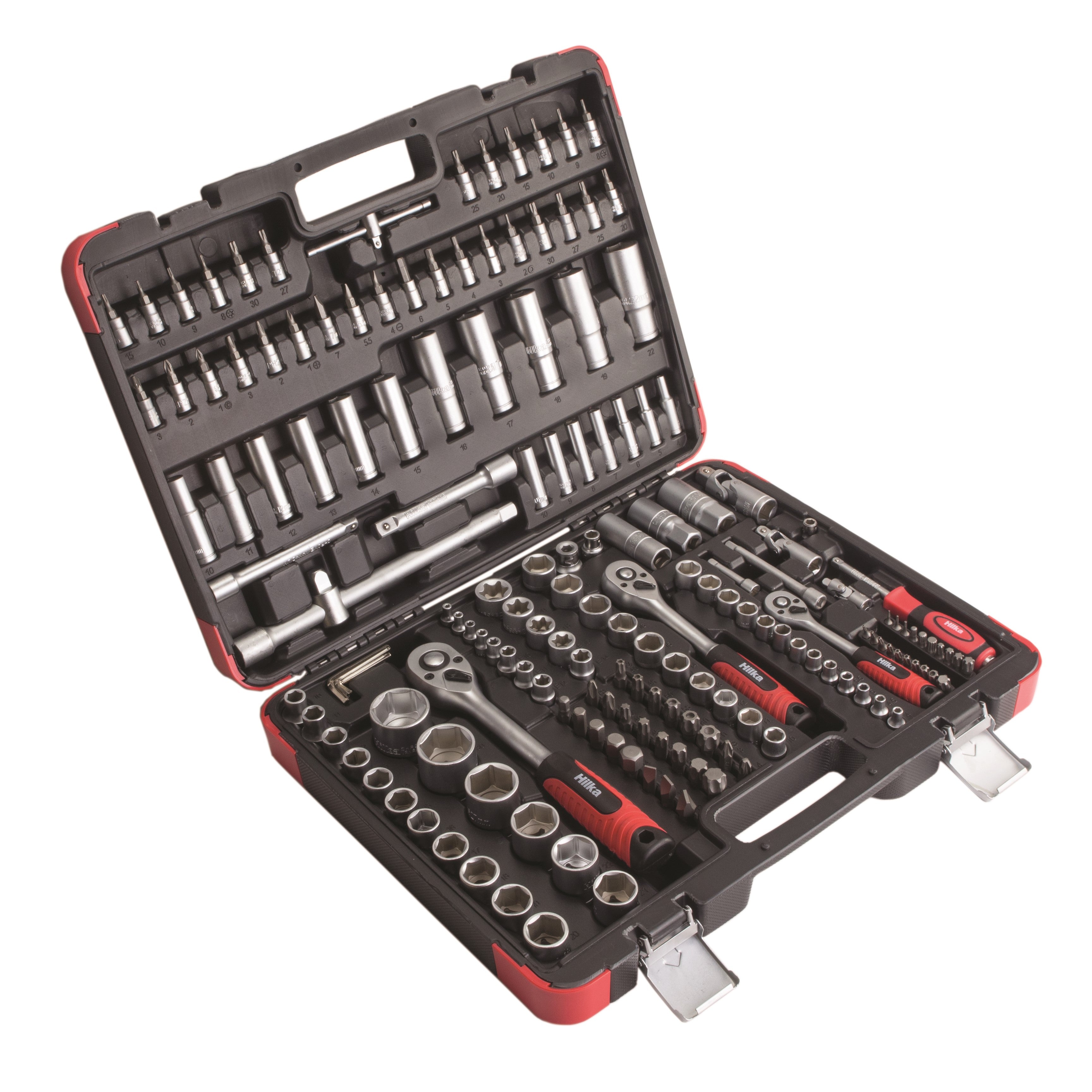 Hilka 171 pce 1/4", 3/8" & 1/2" Dr Socket Set 01110171