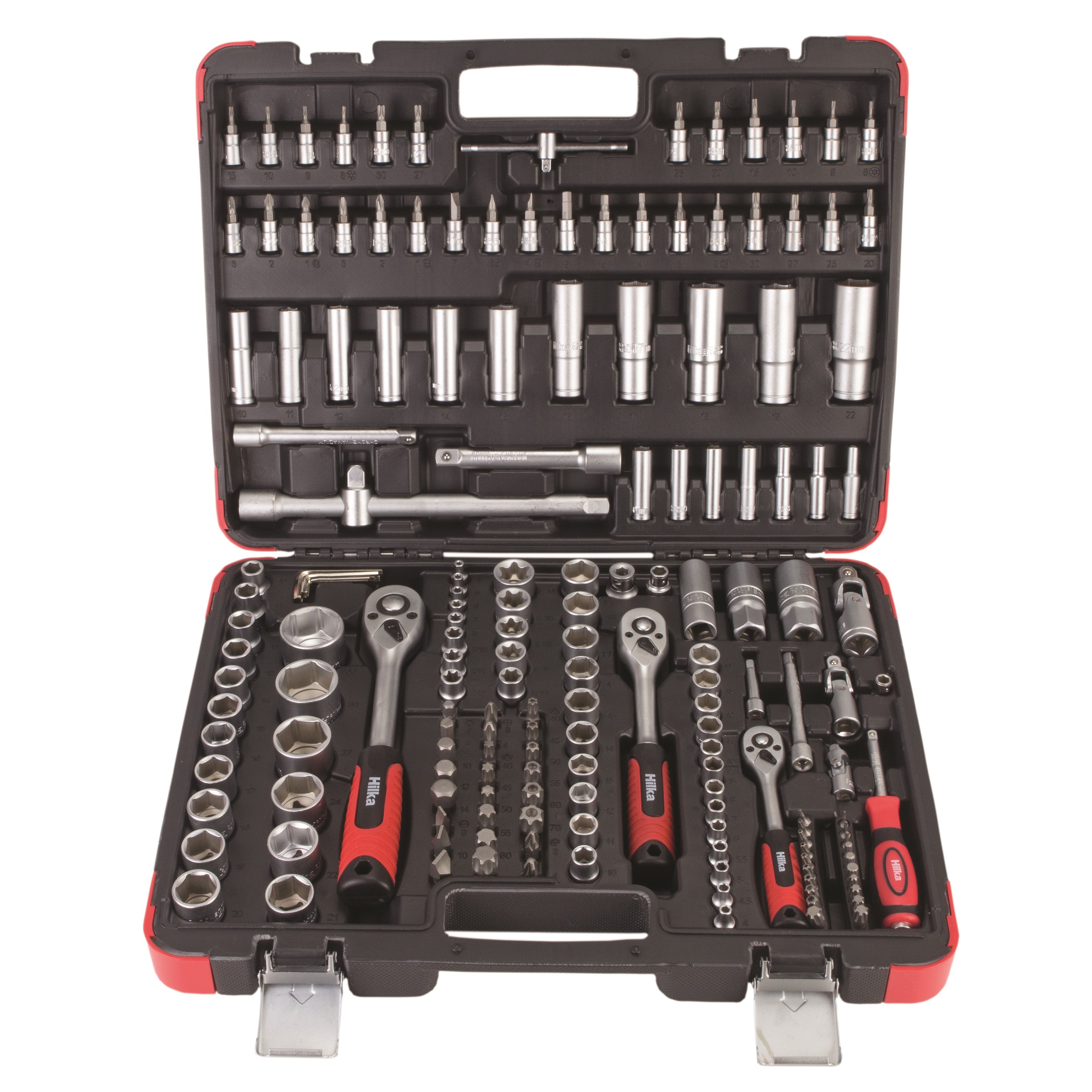 Hilka 171 pce 1/4", 3/8" & 1/2" Dr Socket Set 01110171