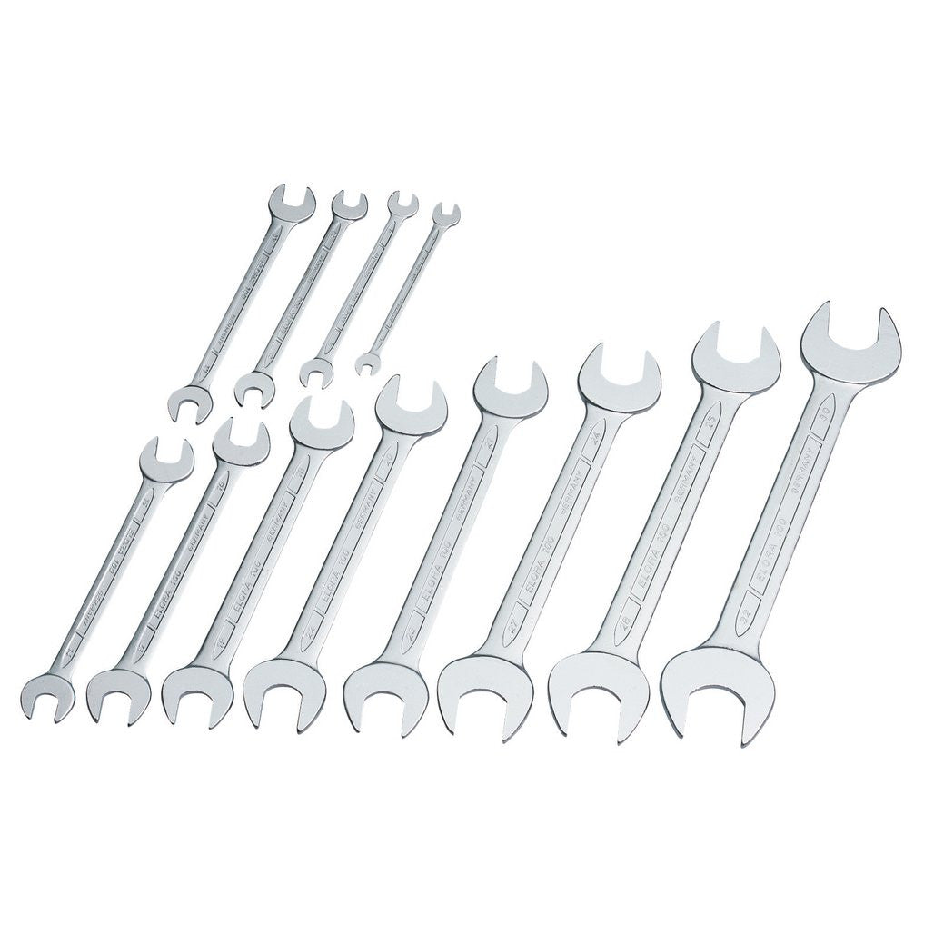 Draper Long Metric Open End Spanner Set (12 Piece)  01276
