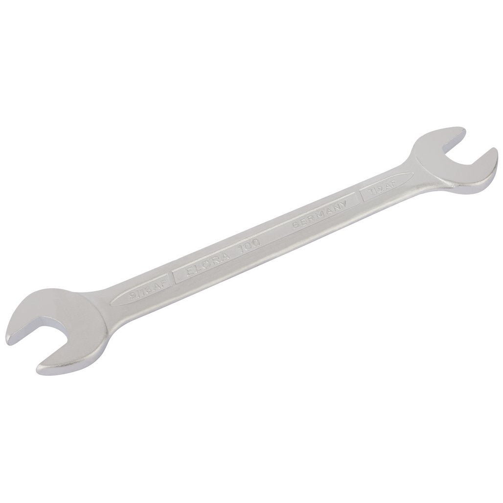 Draper Elora Long Imperial Double Open End Spanner, 1/2 x 9/16"  01416