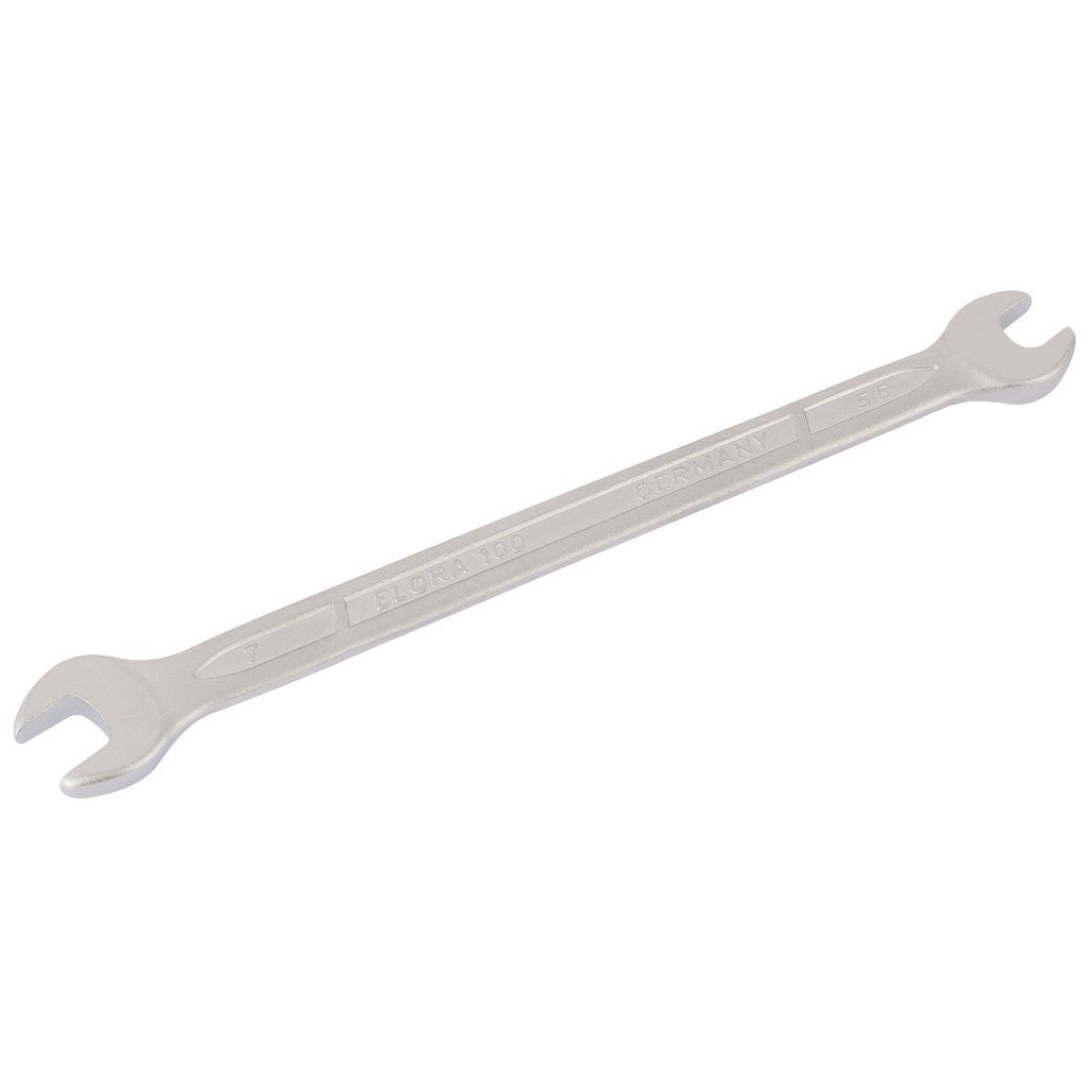 Draper Elora Long Metric Double Open End Spanner, 5.5 x 7mm  01804