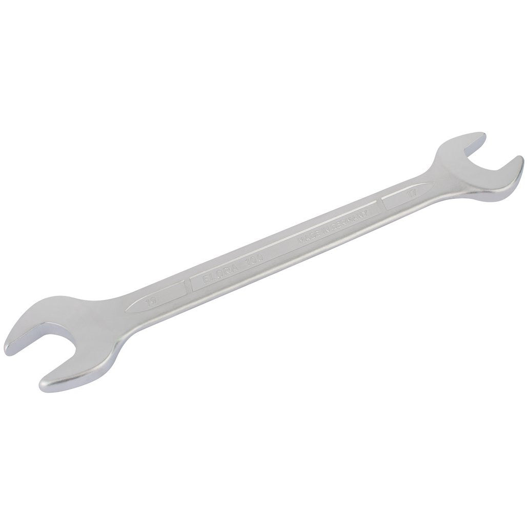 Draper Elora Long Metric Double Open End Spanner, 17 x 19mm  01961