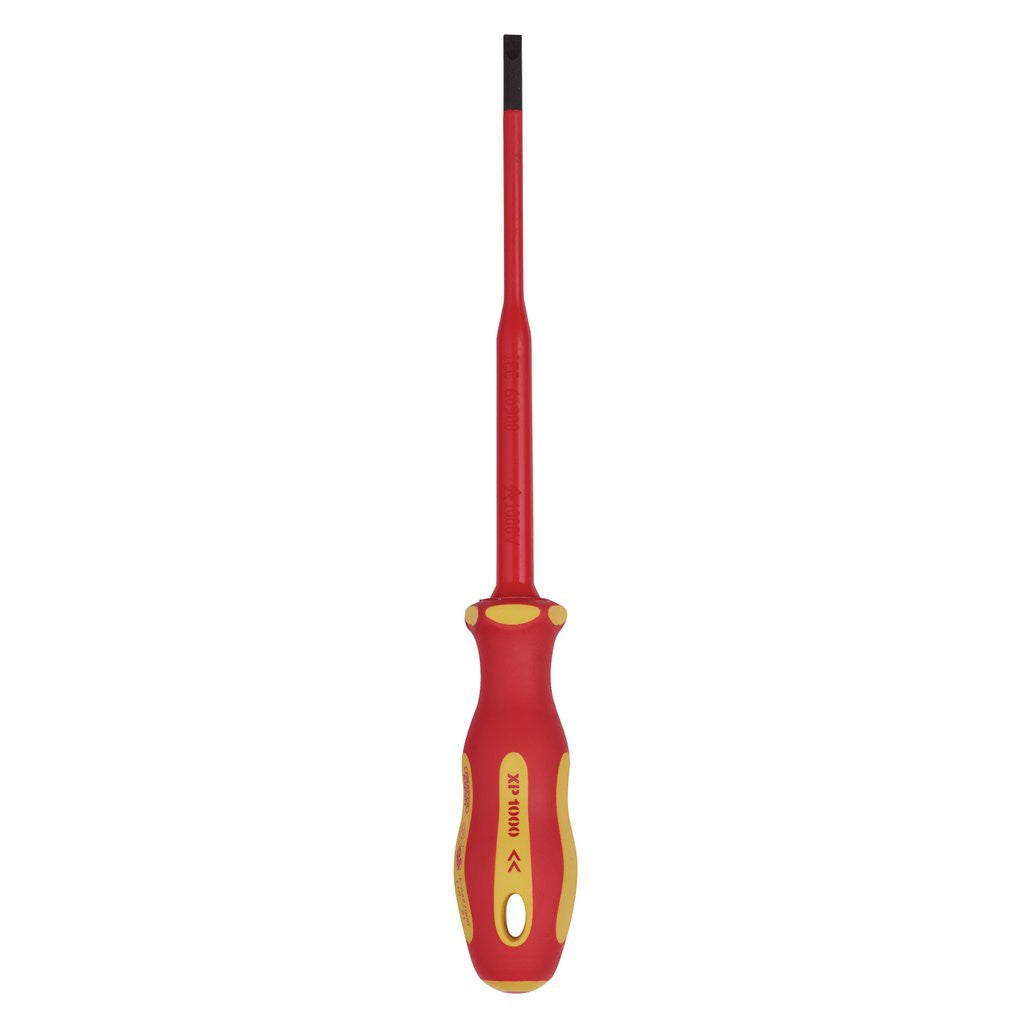 Draper XP1000® VDE Slimline Plain Slot Screwdriver, 3.5 x 100mm  02159