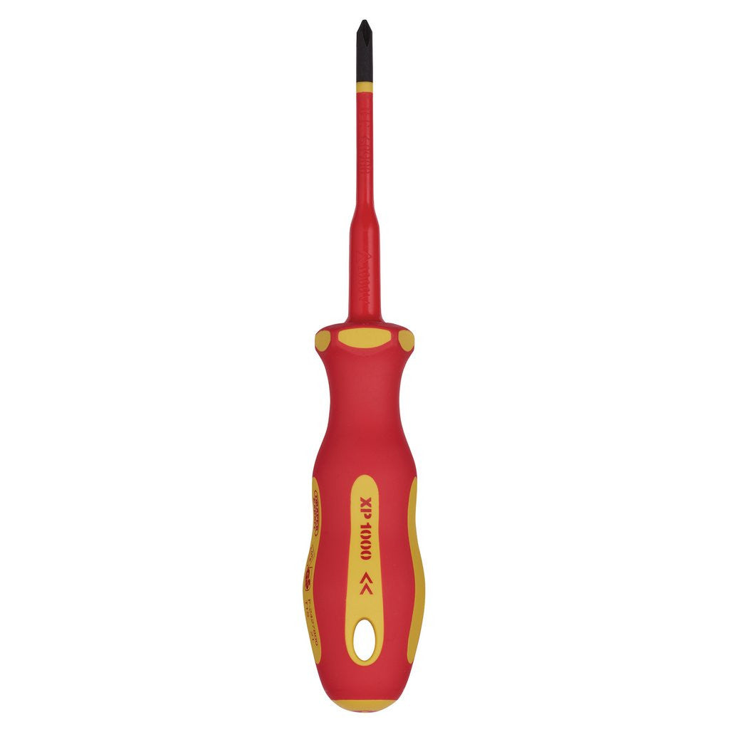 Draper XP1000® VDE Slimline Cross Slot Screwdriver, No.1 x 80mm  02163