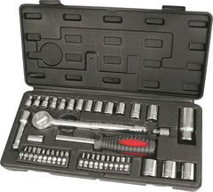 Hilka 43 pce 3/8" & 1/4"Drive Socket Set Metric 02204302