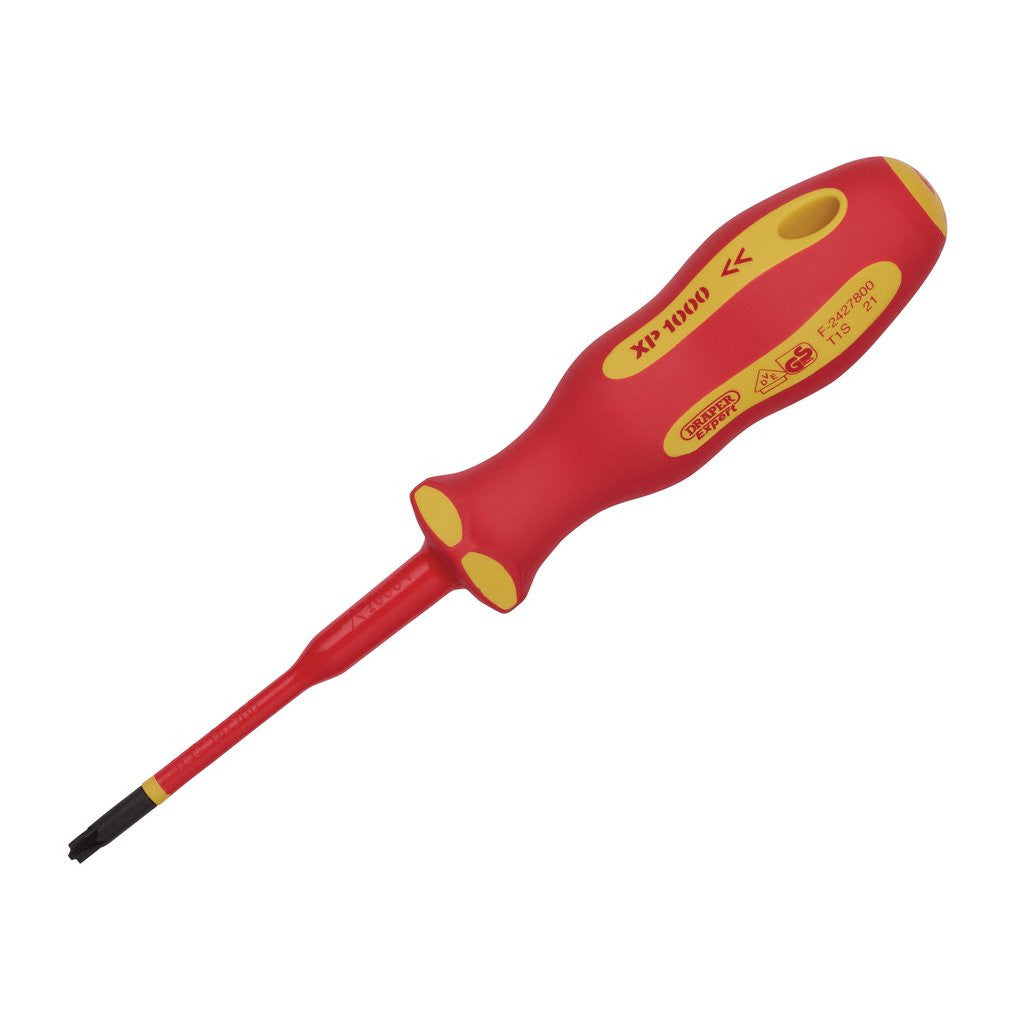 Draper XP1000® VDE Slimline PZ/SL Type Screwdriver, No.1 x 80mm  02254