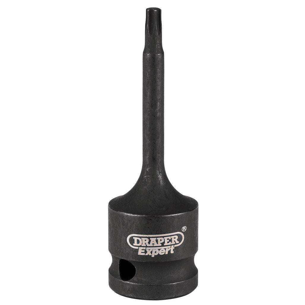Draper TX-STAR® Impact Socket Bit, T25, 1/2" Sq. Dr.   02346