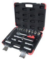 Hilka 26 pce 3/8" Drive Socket Set Metric 02382602