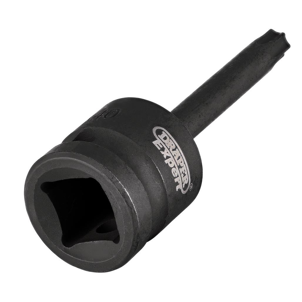 Draper TX-STAR® Impact Socket Bit, T40, 1/2" Sq. Dr.   02408