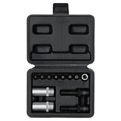 Draper Air Conditioning and ECU Tool Kit, 1/4" Sq. Dr. (12 Piece) 02907