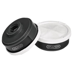 Draper Spare A1P2 Filters for Combined Vapour and Dust Respirator 03030 (03030)