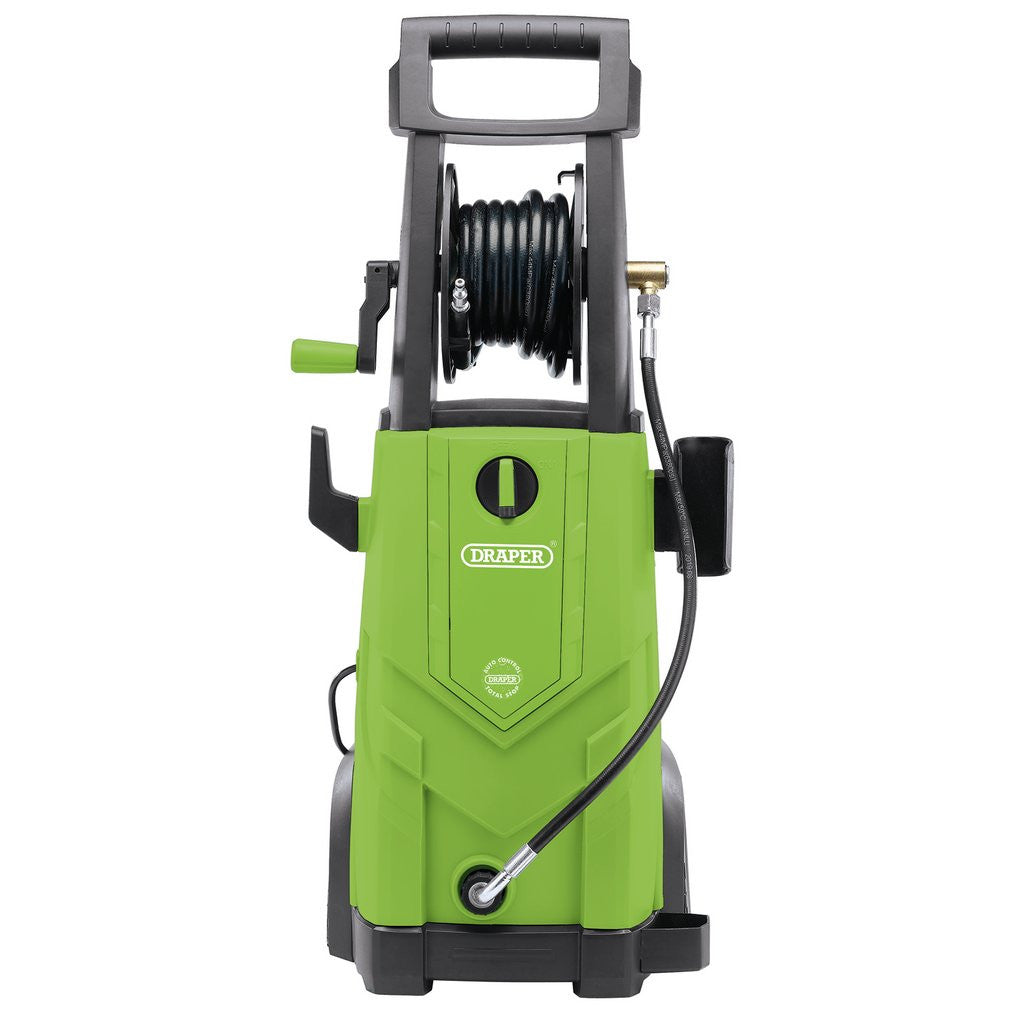 Draper 230V Pressure Washer, 2200W, 165Bar, Green  03095