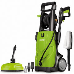 Draper 230V Pressure Washer, 2200W, 165Bar, Green  03095