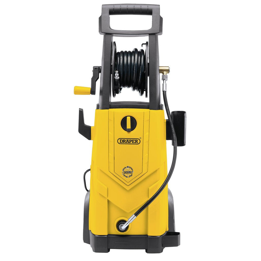 Draper 230V Pressure Washer, 2200W, 165Bar, Yellow  03096