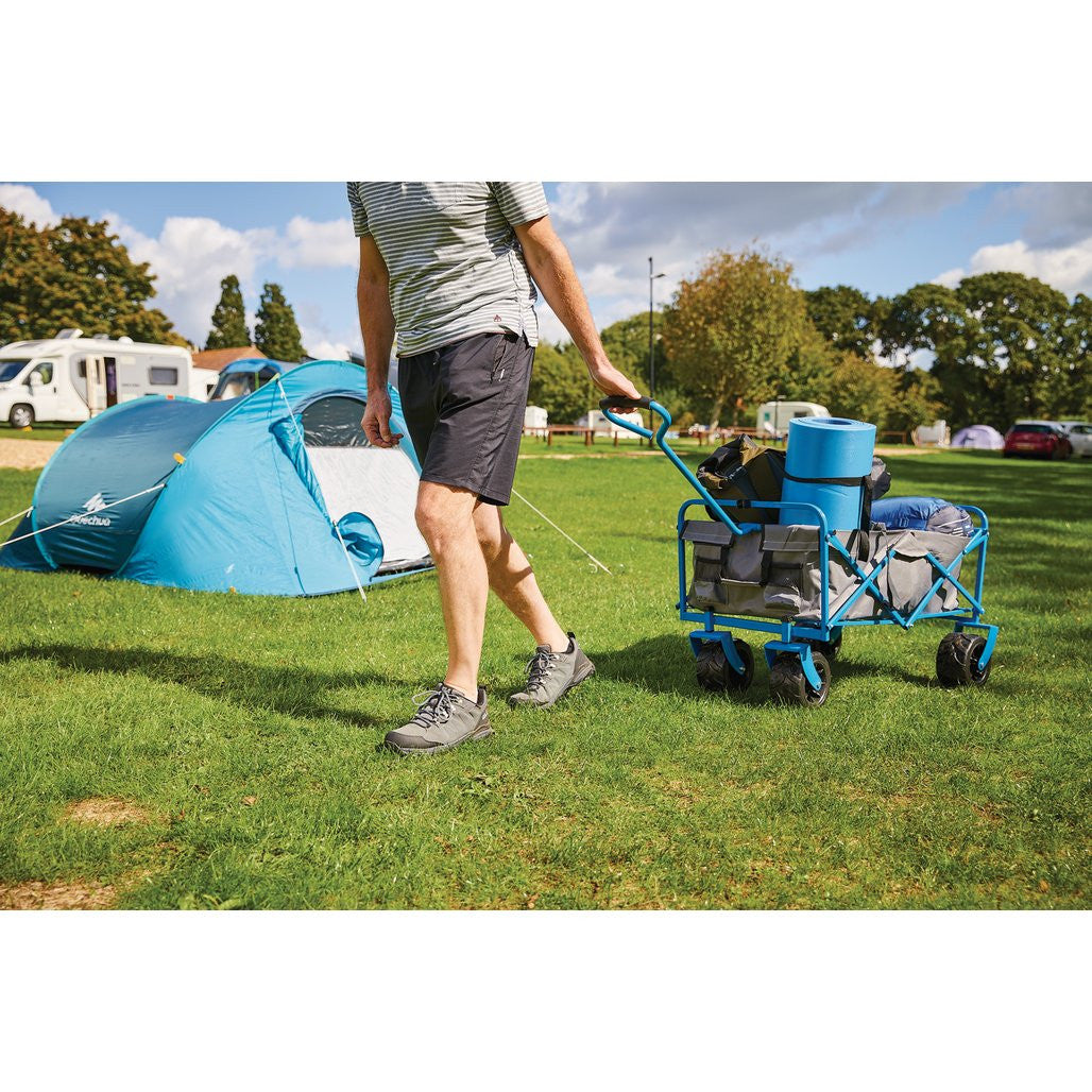 Draper Foldable Cart with Large Wheels, 80kg    03217