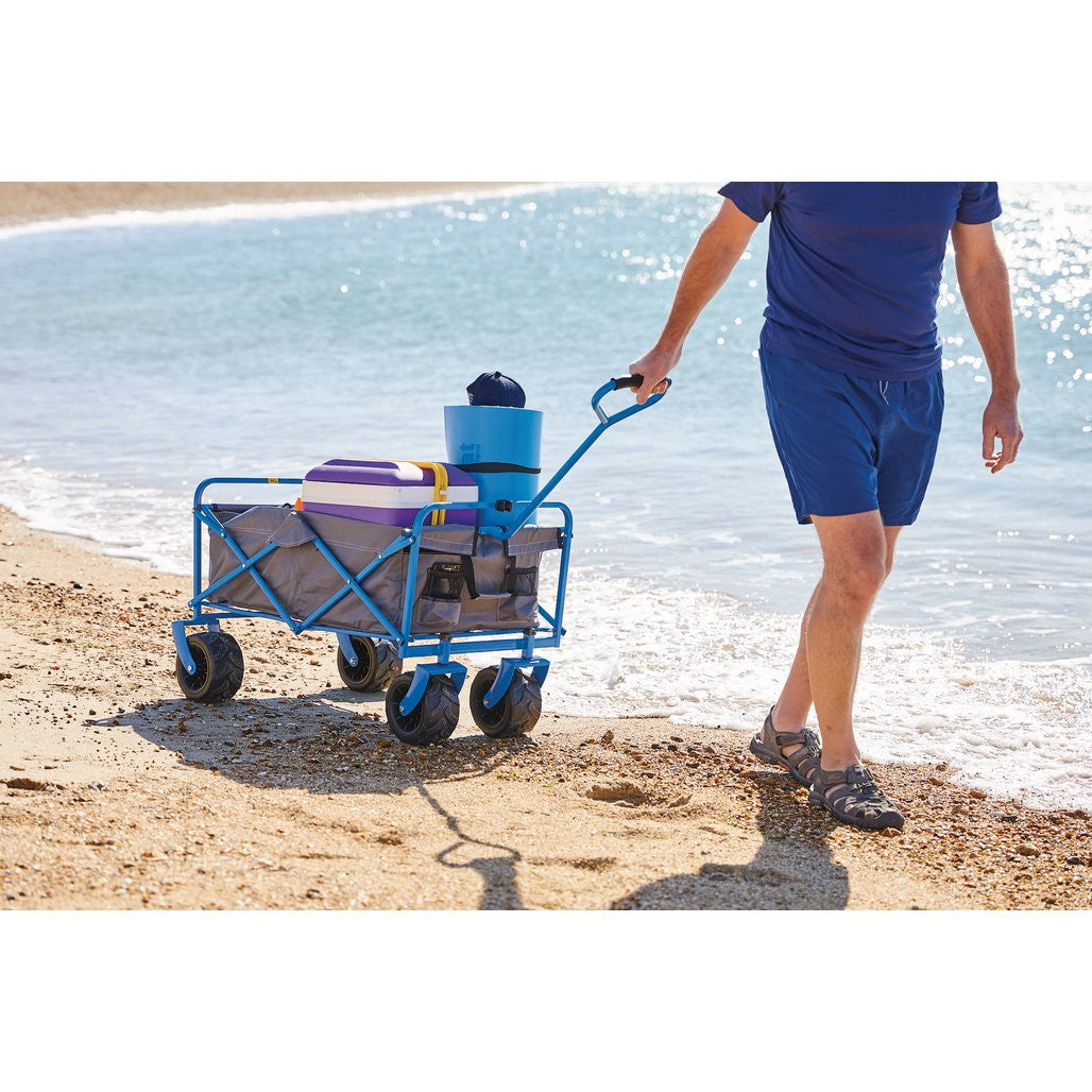 Draper Foldable Cart with Large Wheels, 80kg    03217