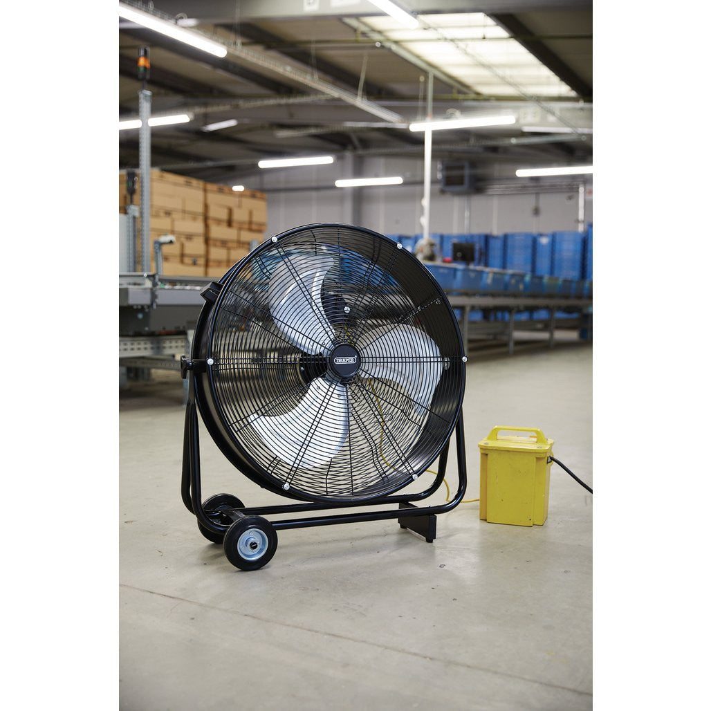 Draper 110V Drum Fan, 24"/610mm, 125W  03365