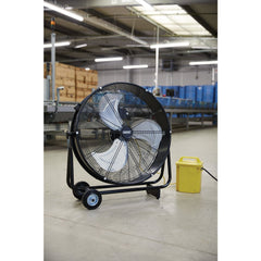 Draper 110V Drum Fan, 24"/610mm, 125W  03365