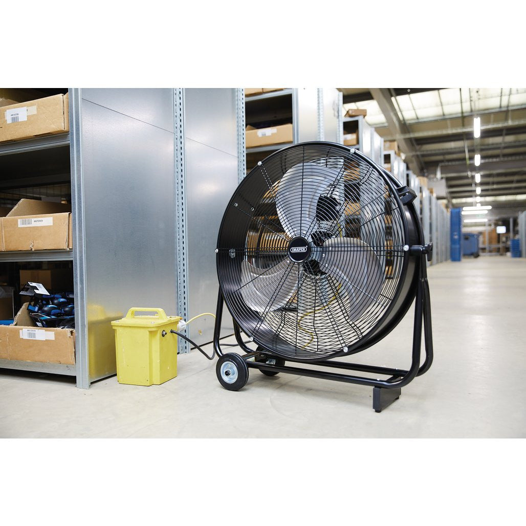 Draper 110V Drum Fan, 24"/610mm, 125W  03365