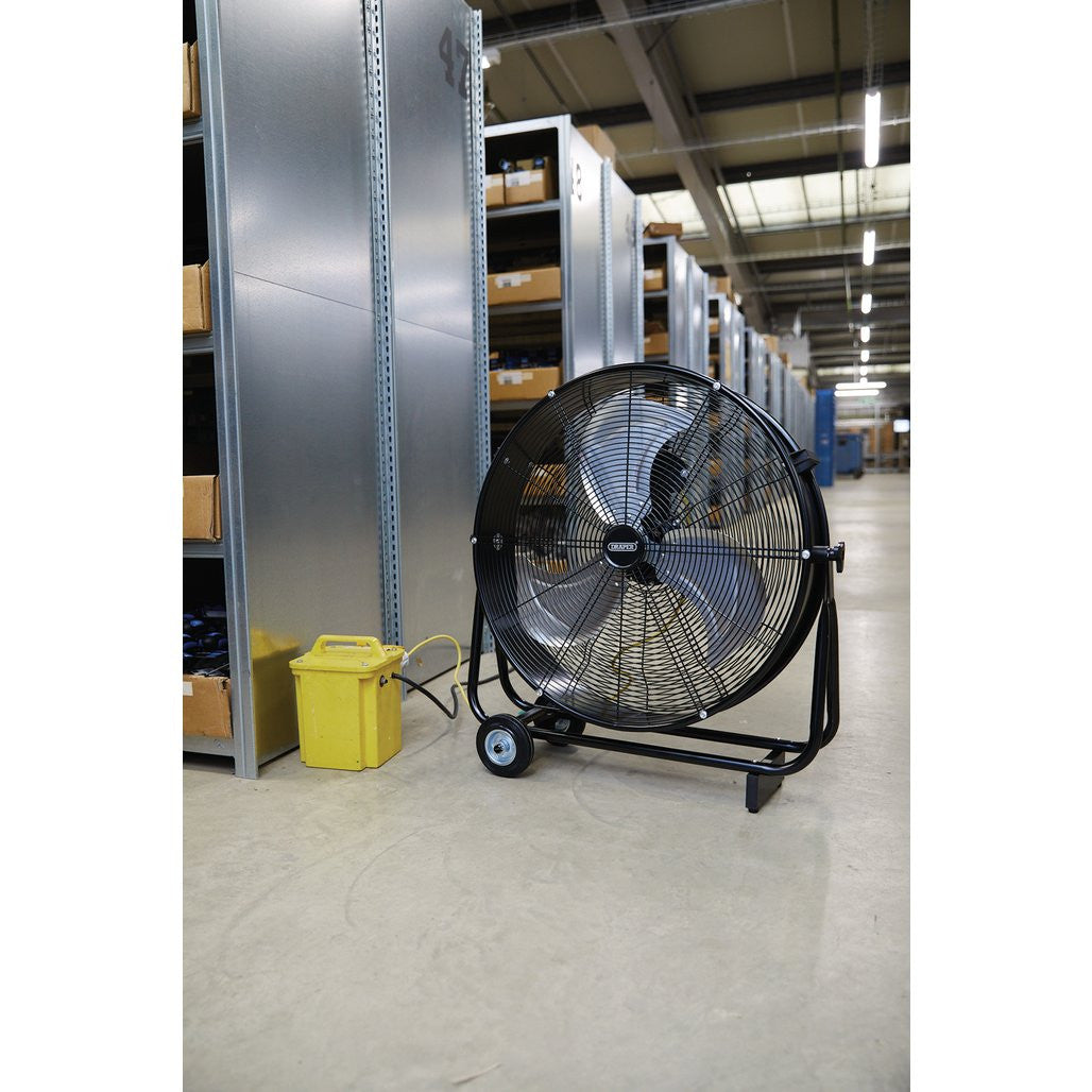 Draper 110V Drum Fan, 24"/610mm, 125W  03365