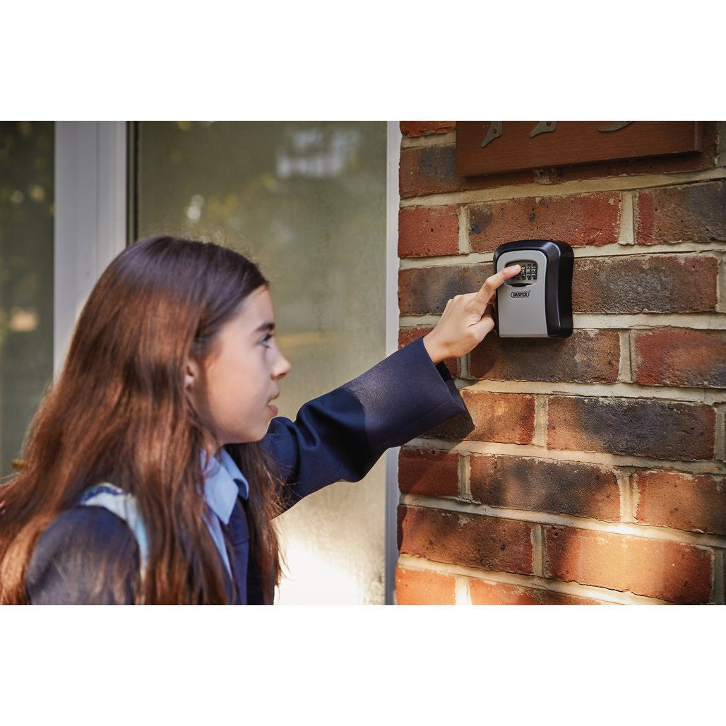 Draper Combination Lock Wall-Mounted Key Box 03387