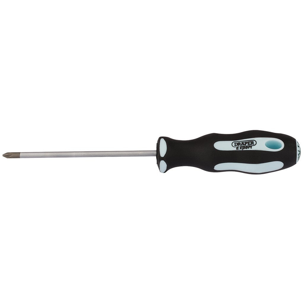 Draper Expert PZ TYPE Soft Grip Screwdriver, No.0 x 75mm  03457