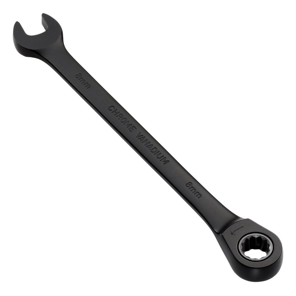 Draper Expert HI-TORQ® Metric Ratchet Combination Spanner, 8mm, Black  03879