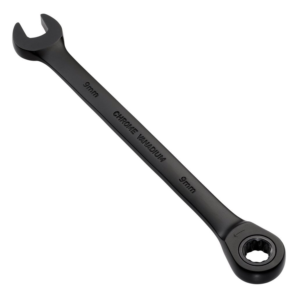 Draper Expert HI-TORQ® Metric Ratchet Combination Spanner, 9mm, Black  03880
