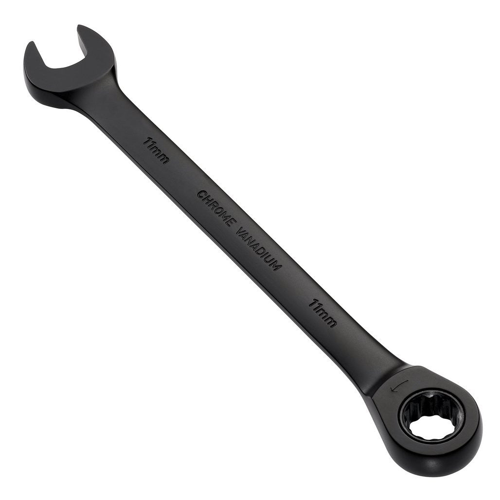 Draper Expert HI-TORQ® Metric Ratchet Combination Spanner, 11mm, Black  03882
