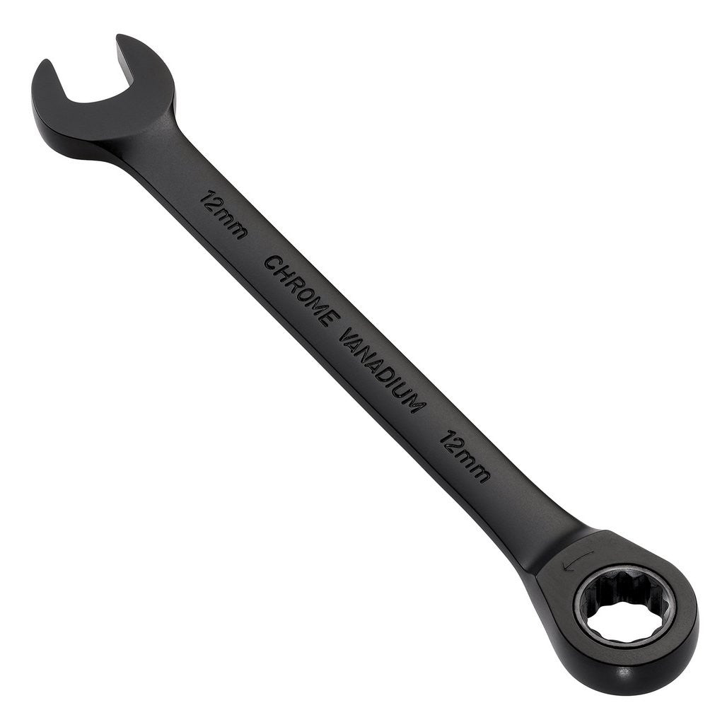 Draper Expert HI-TORQ® Metric Ratchet Combination Spanner, 12mm, Black  03883