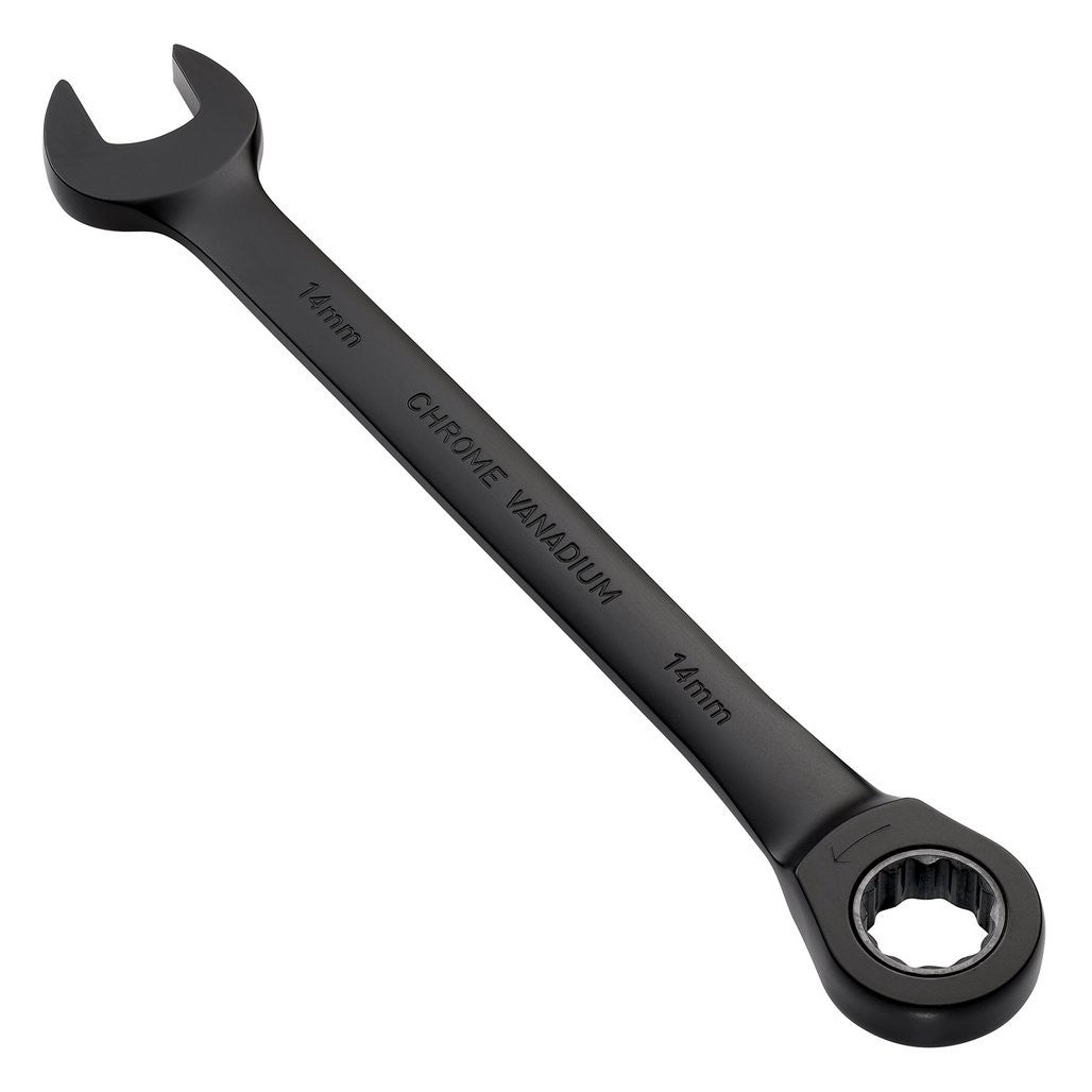Draper Expert HI-TORQ® Metric Ratchet Combination Spanner, 14mm, Black  03887