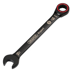 Draper Expert HI-TORQ® Metric Ratchet Combination Spanner, 15mm, Black  03888