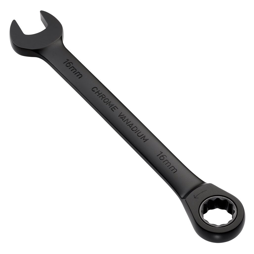 Draper Expert HI-TORQ® Metric Ratchet Combination Spanner, 16mm, Black  03889