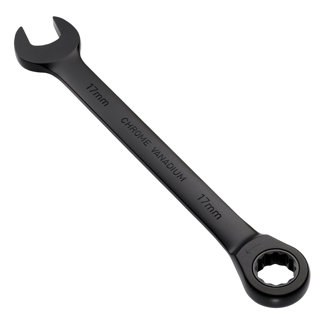 Draper Expert HI-TORQ® Metric Ratchet Combination Spanner, 17mm, Black  03890
