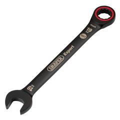 Draper Expert HI-TORQ® Metric Ratchet Combination Spanner, 19mm, Black  03892